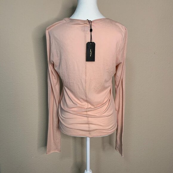 rag & bone Blush Long Sleeve Tee – Size M - Picture 2 of 8